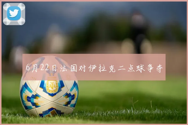 6月22日法国对伊拉克二点球争夺